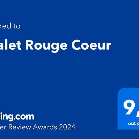 Chalet Rouge Coeur Bex Exterior foto